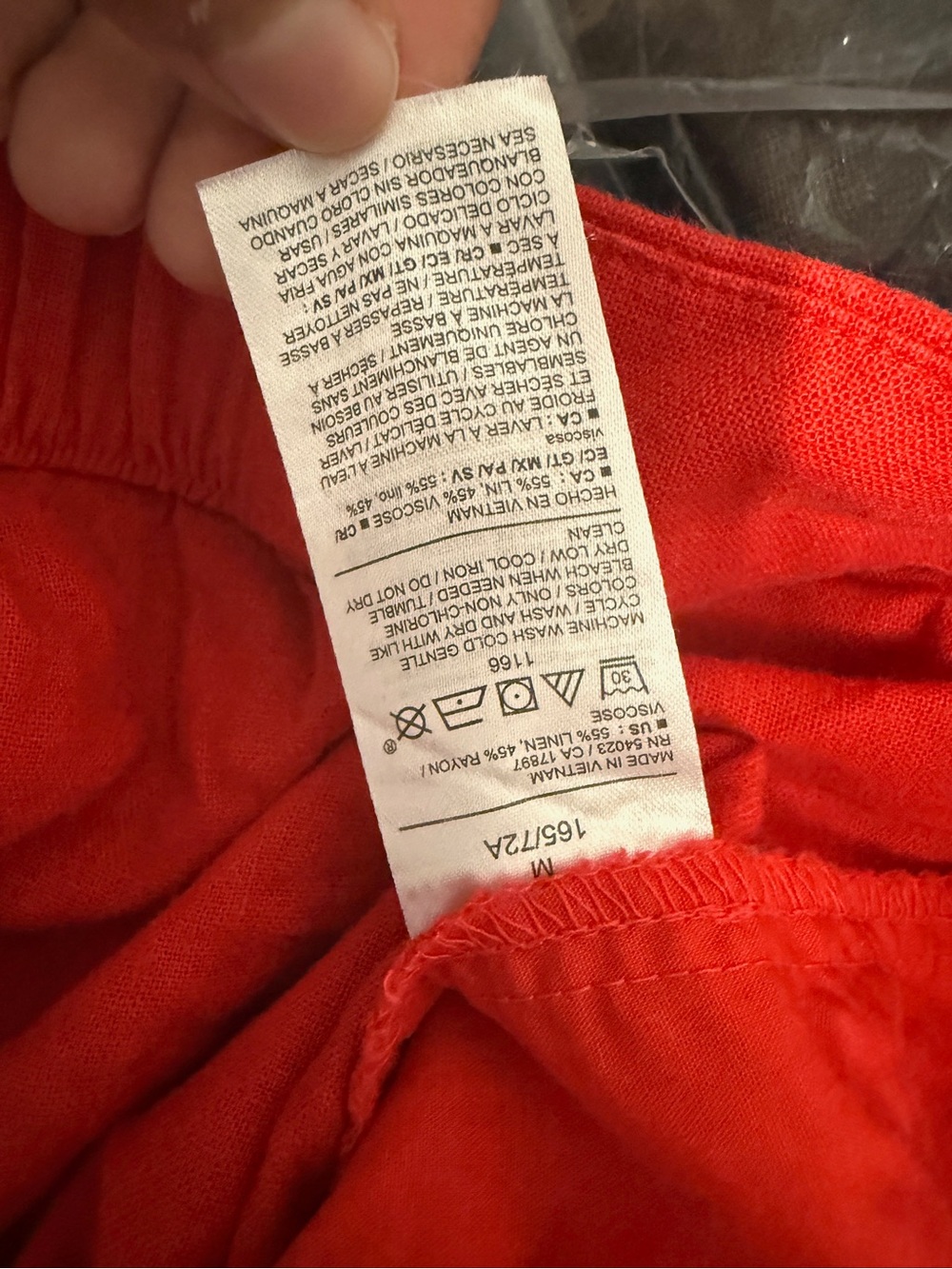 Old Navy Taylor Wide Leg Trouser Pants Pleated Womens M Red Extra High Rise - Picture 9 of 11